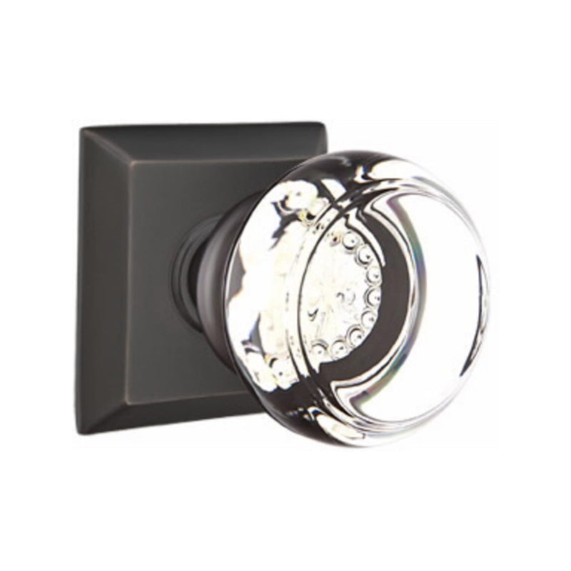 Emtek Georgetown Knob Concealed Screws With Quincy Rosette