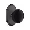 Emtek Brass Rosette Ebony Knob With