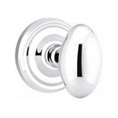 Emtek Egg Knob Concealed Screws With Regular Rosette