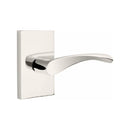 Emtek Triton Lever with Modern Rectangular Rosette Concealed Screws
