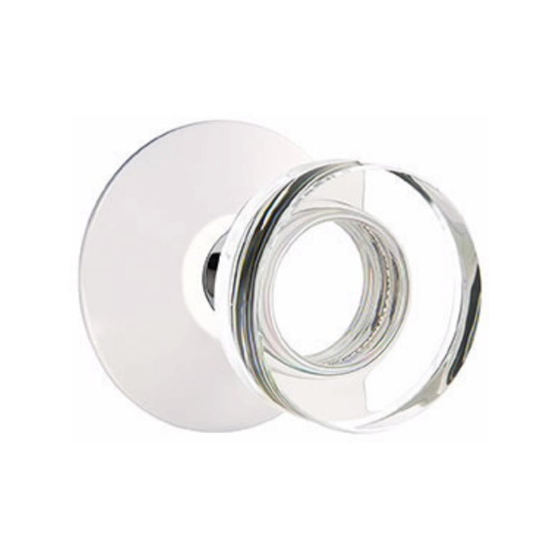 Emtek Modern Disc Knob Concealed Screws with Modern Rosette