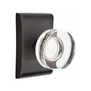 Emtek Modern Disc Knob Concealed Screws with Neos Rosette