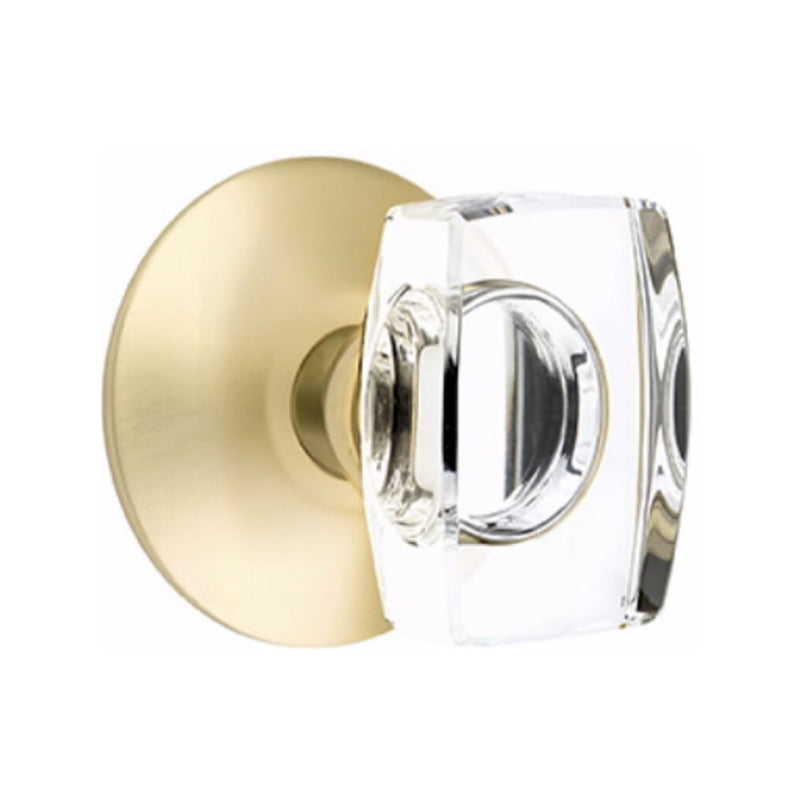 Emtek Windsor Knob Concealed Screws with Modern Rosette