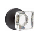 Emtek Modern Square Knob Concealed Screws with Disk Rosette