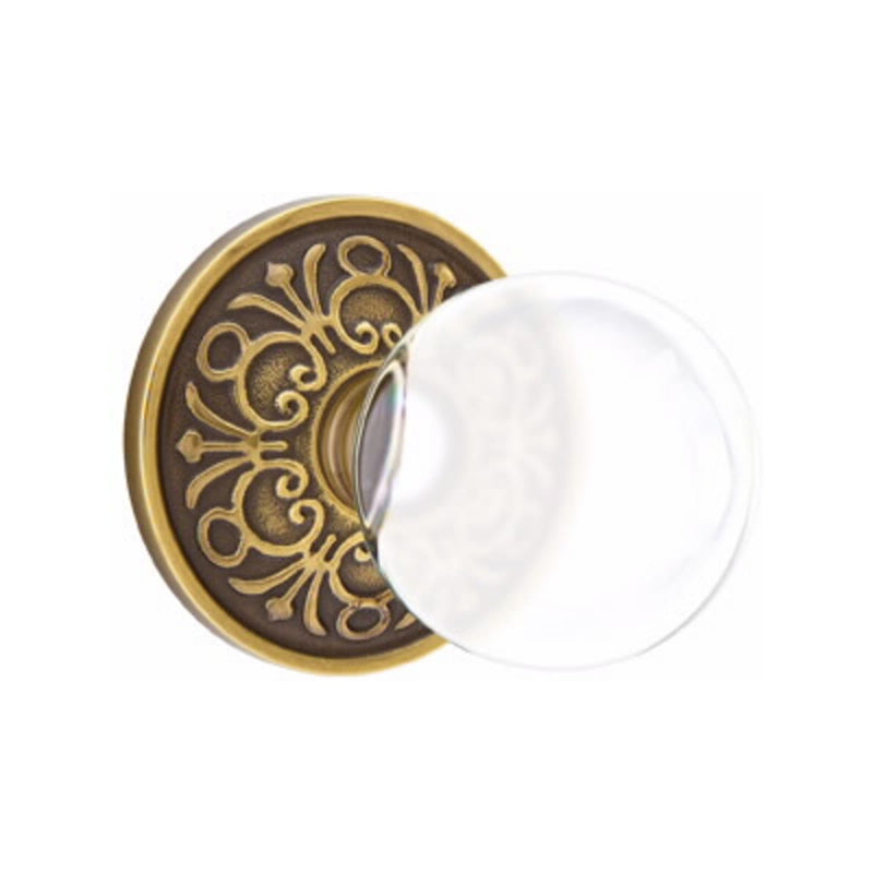 Emtek Bristol Knob Concealed Screws With Lancaster Rosette