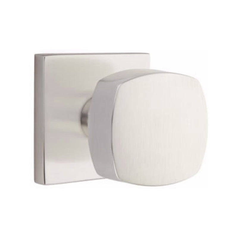 Emtek Freestone Concealed Screws Knob with Square Rosette