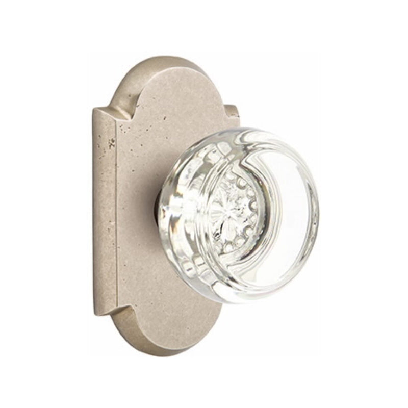 Emtek Glass Georgetown Knob Concealed Screws with