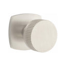 Emtek Select Conical Straight Knurled Knob Concealed Screws with Urban Modern Rosette