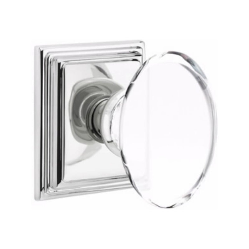 Emtek Hampton Knob Concealed Screws With Wilshire Rosette