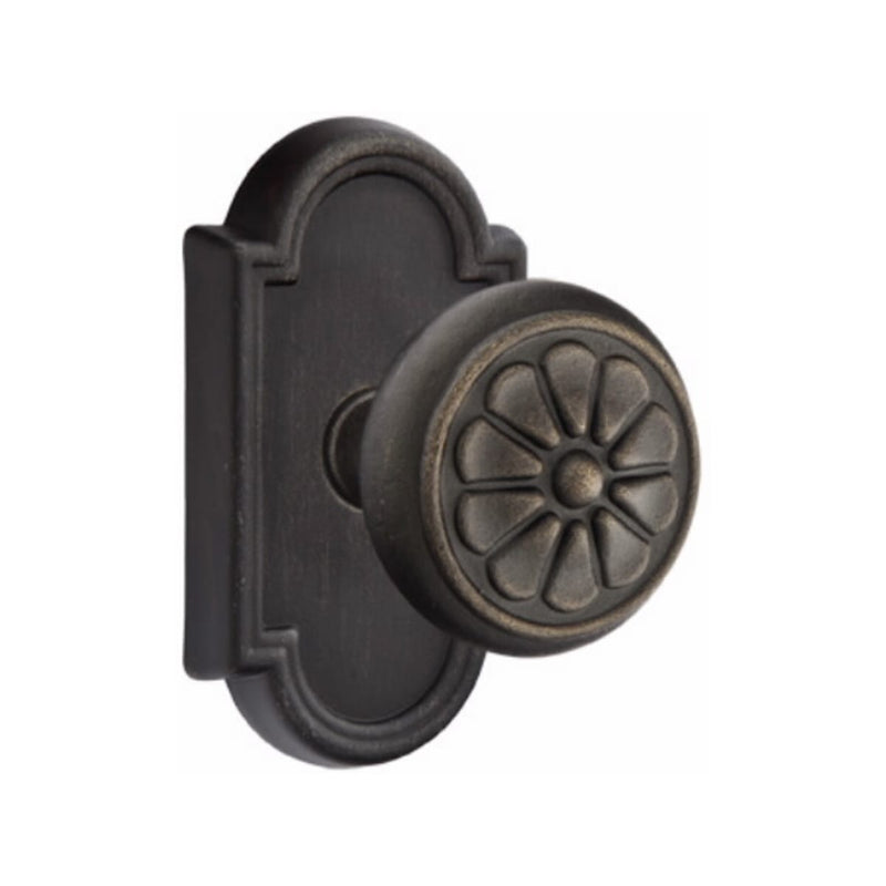 Emtek Lost Wax Petal Knob Concealed Screws with