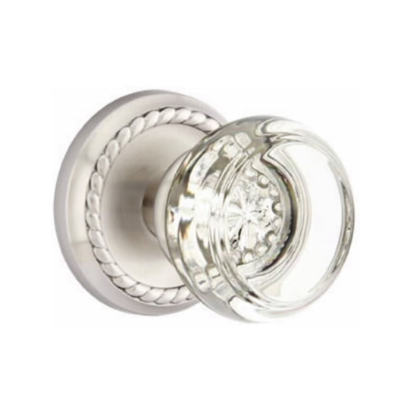 Emtek Georgetown Knob Concealed Screws With Rope Rosette