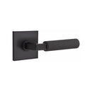 Emtek Select L-Square Straight Knurled Lever Concealed Screws with Square Rosette