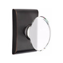 Emtek Hampton Knob Concealed Screws with Neos Rosette