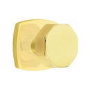 Emtek Octagon Knob Concealed Screws with Urban Modern Rosette