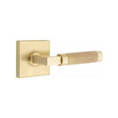 Emtek Select L-Square Knurled Lever with Square Rosette