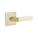 Emtek Milano Lever Concealed Screws with Quincy Rosette