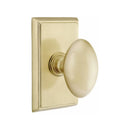 Emtek Egg Knob Concealed Screws With Rectangular Rosette