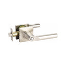 Emtek Modern Rectangular Single Point Lock with Hanover Lever