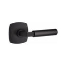 Emtek Select L-Square Smooth Lever Concealed Screws with Urban Modern Rosette