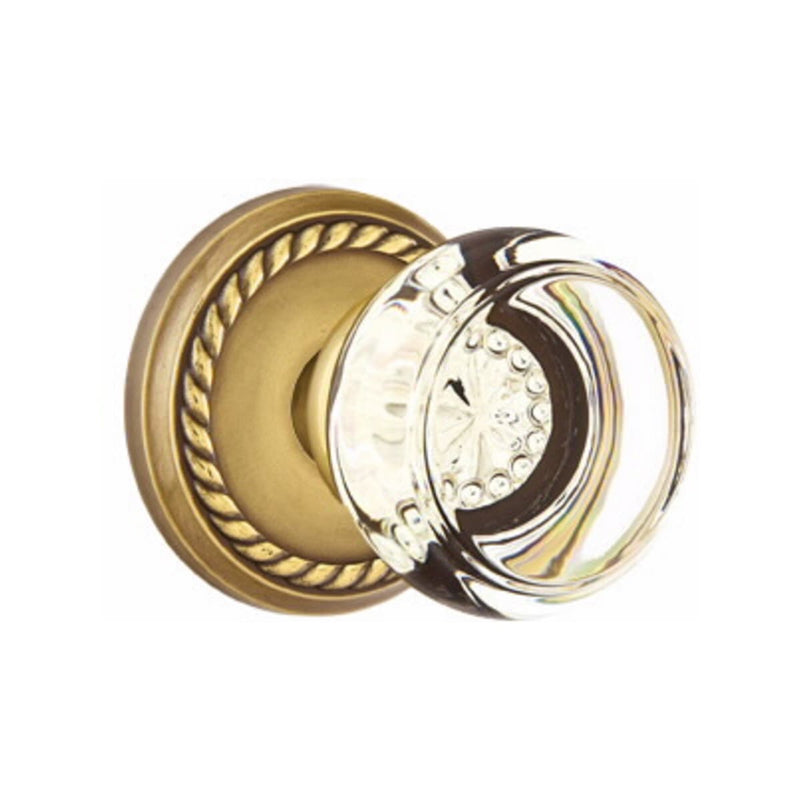 Emtek Georgetown Knob Concealed Screws With Rope Rosette