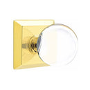 Emtek Bristol Knob With Quincy Rosette