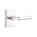 Emtek Myles Lever with Neos Rosette Concealed Screws