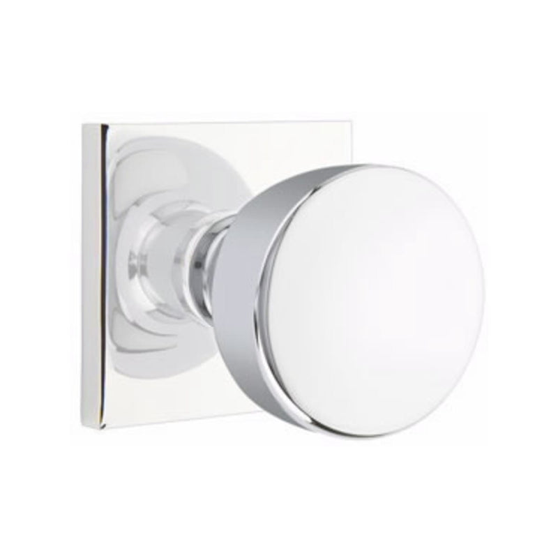 Emtek Laurent Concealed Screws Knob with Square Rosette