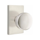 Emtek Laurent Knob Concealed Screws with Modern Rectangular Rosette