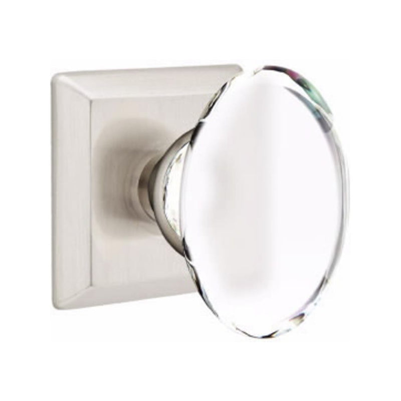 Emtek Hampton Knob Concealed Screws With Quincy Rosette