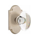 Emtek Glass Hampton Knob Concealed Screws with
