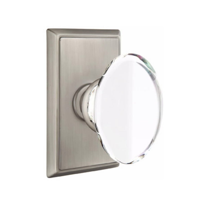 Emtek Hampton Knob With Rectangular Rosette