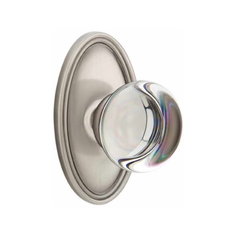 Emtek Providence Knob Concealed Screws With Oval Rosette