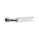 Emtek F20 Function Brisbane Mortise Handleset with Select R-Bar Knurled Lever