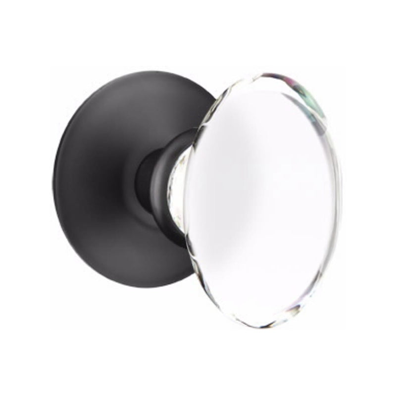 Emtek Hampton Knob Concealed Screws with Modern Rosette