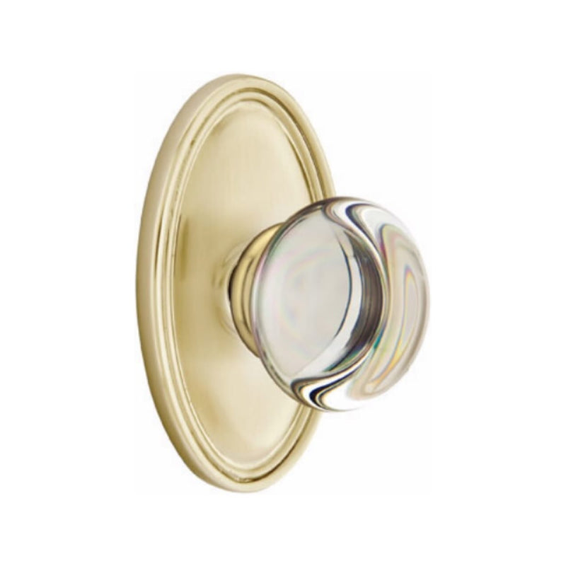Emtek Providence Knob Concealed Screws With Oval Rosette