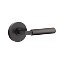 Emtek Select L-Square Smooth Lever Concealed Screws with Disk Rosette