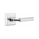 Emtek Select R-BAR Hammered Lever Concealed Screws with Quincy Rosette