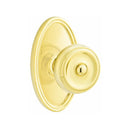 Emtek Waverly Knob With Oval Rosette