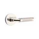 Emtek Select R-BAR Knurled Lever with Disk Rosette