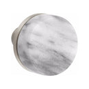 Emtek F13 Function Mormont Mortise Handleset with Select Conical White Marble Knob