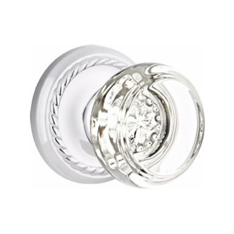 Emtek Georgetown Knob Concealed Screws With Rope Rosette