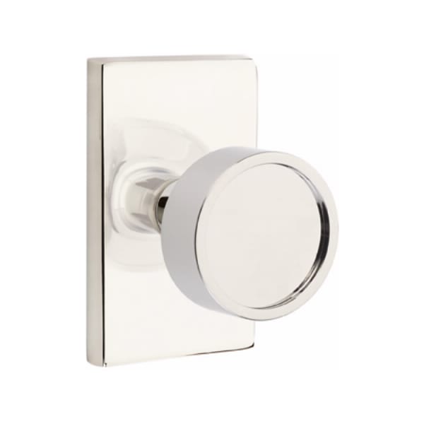 Emtek Verve Knob Modern Rectangular Rosette