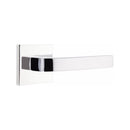 EMTEK Breslin Lever Concealed Screws with Square Rosette