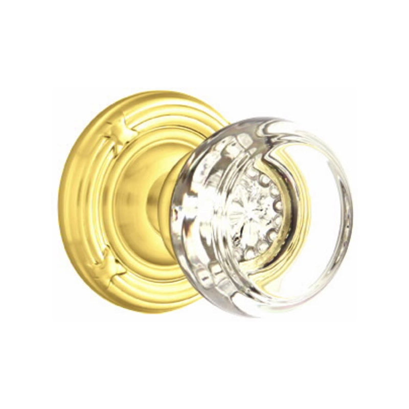 Emtek Georgetown Knob Concealed Screws With Ribbon & Reed Rosette