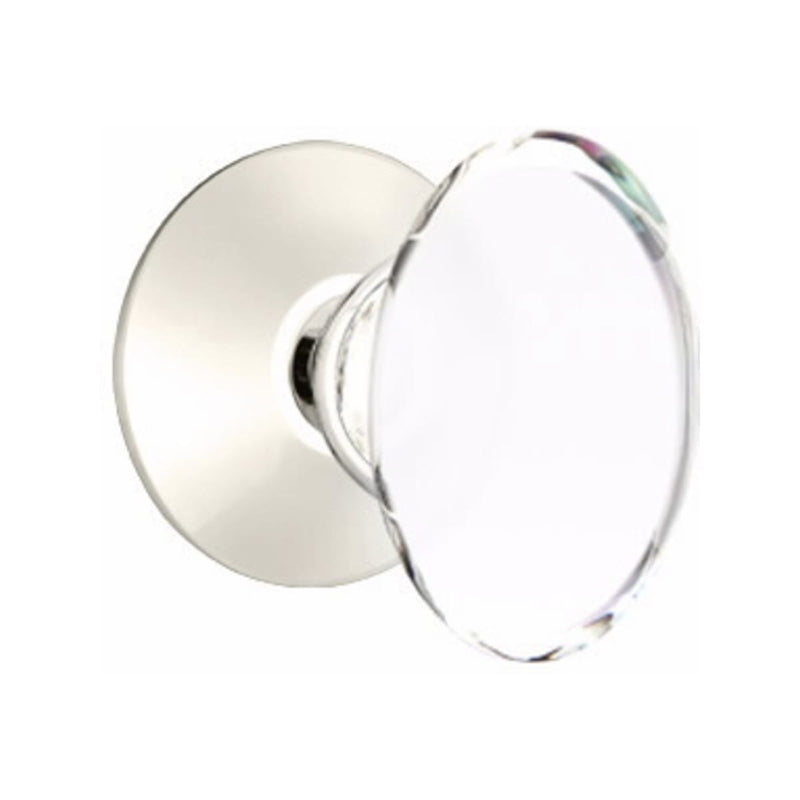 Emtek Hampton Knob Concealed Screws with Modern Rosette