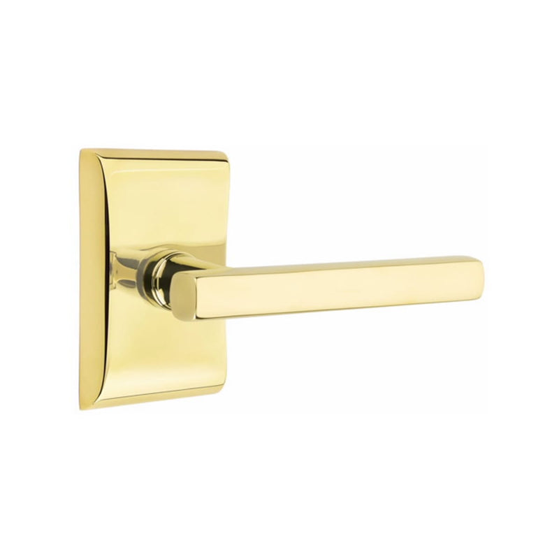EMTEK Freestone Lever Concealed Screws with Neos Rosette