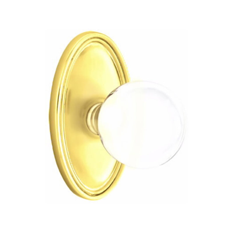 Emtek Bristol Knob Concealed Screws With Oval Rosette