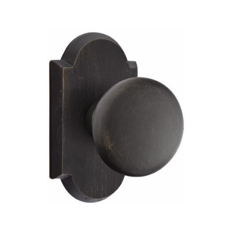 Emtek Sandcast Bronze Winchester Knob with