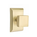 Emtek Square Knob Concealed Screws with Neos Rosette