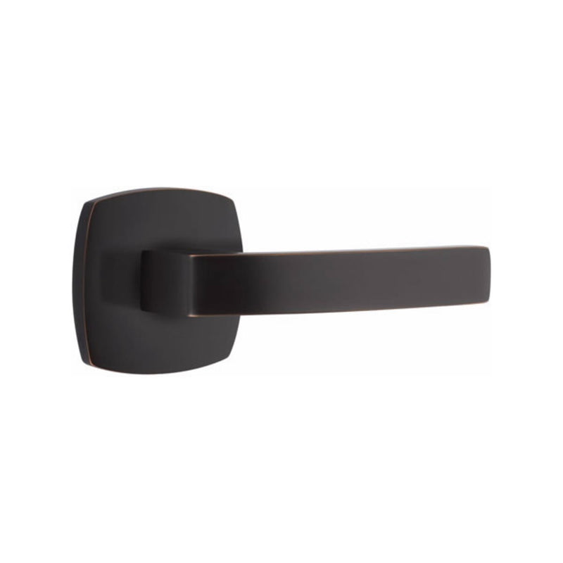 EMTEK Breslin Lever Concealed Screws with Urban Modern Rosette